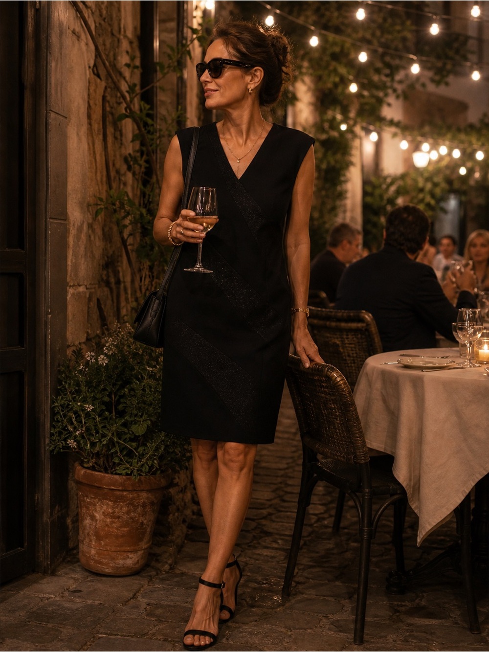 Karen Millen Elegant Black Mini Dress